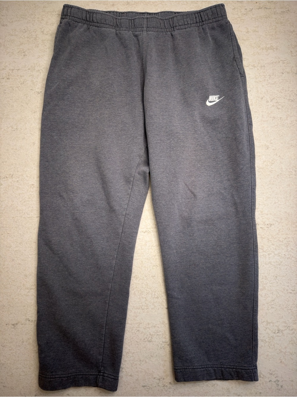 Nike Mens Sportswear Club Gray Fleece Drawstring Sweatpants Size XL